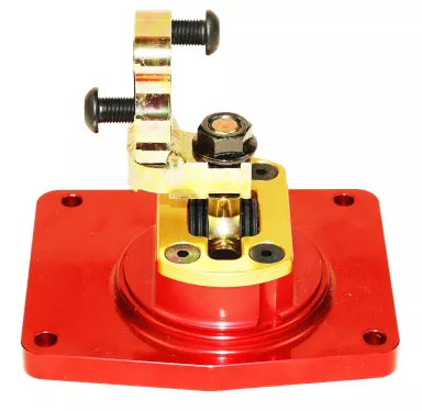 Qwik Stik Shifter TKO 500/600 Mid-Shift 1" Left Straight Up - 0.500" Fwd No Stops with Cover Plate